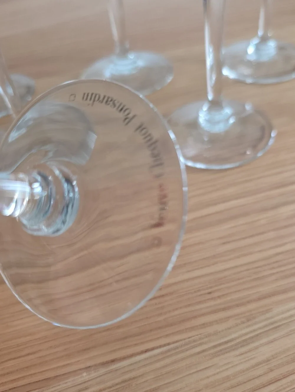 6 Veuve Clicquot Champagne Glasses